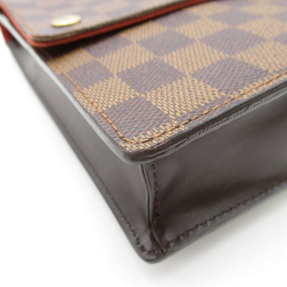 LOUIS VUITTON Portobello Shoulder crossbody Bag Damier canvas Used unisex - Picture 7 of 15